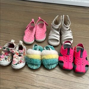 5 pairs of gently used shoes sizes 5C-7C